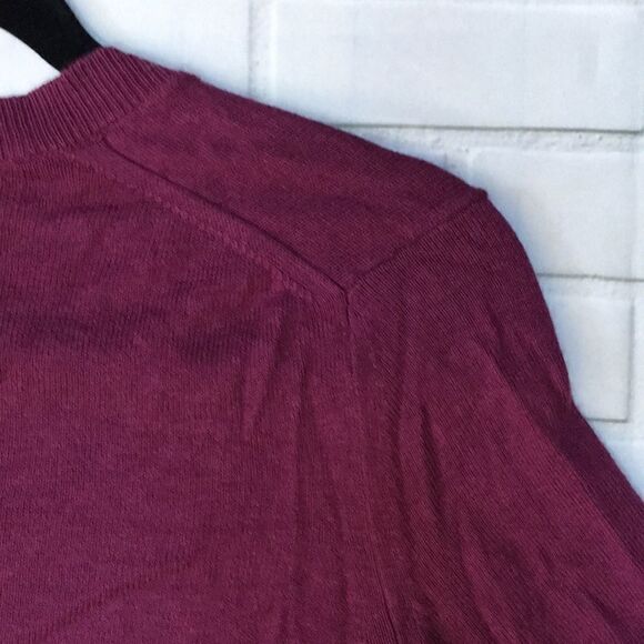 MODA International purple silk & cashmere sweater - Picture 6 of 8